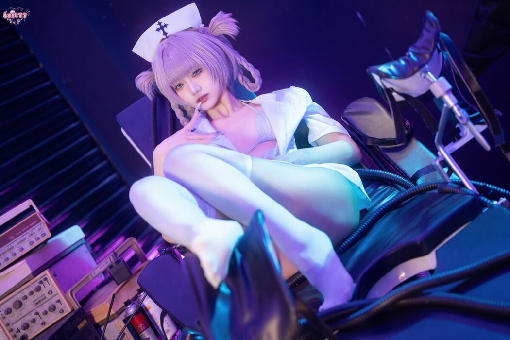 Coser@柒柒要乖哦 – 彻夜之歌 护士服小荠 Part02 (51P)