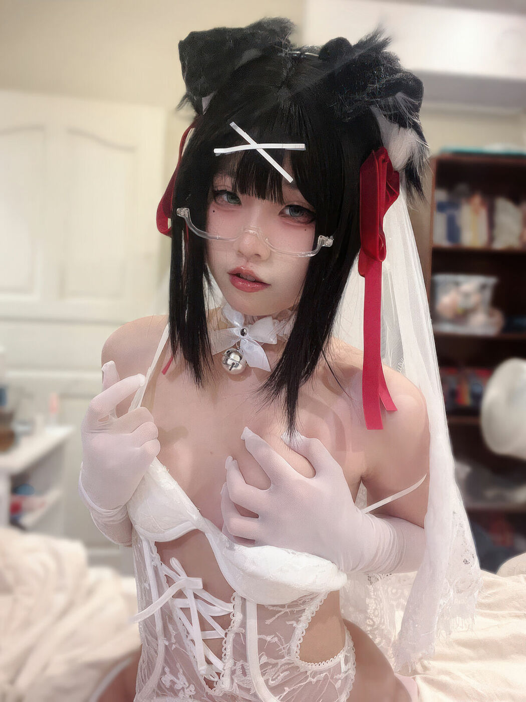 Coser@清水凪 – 小狗花嫁 (38P – 3V)