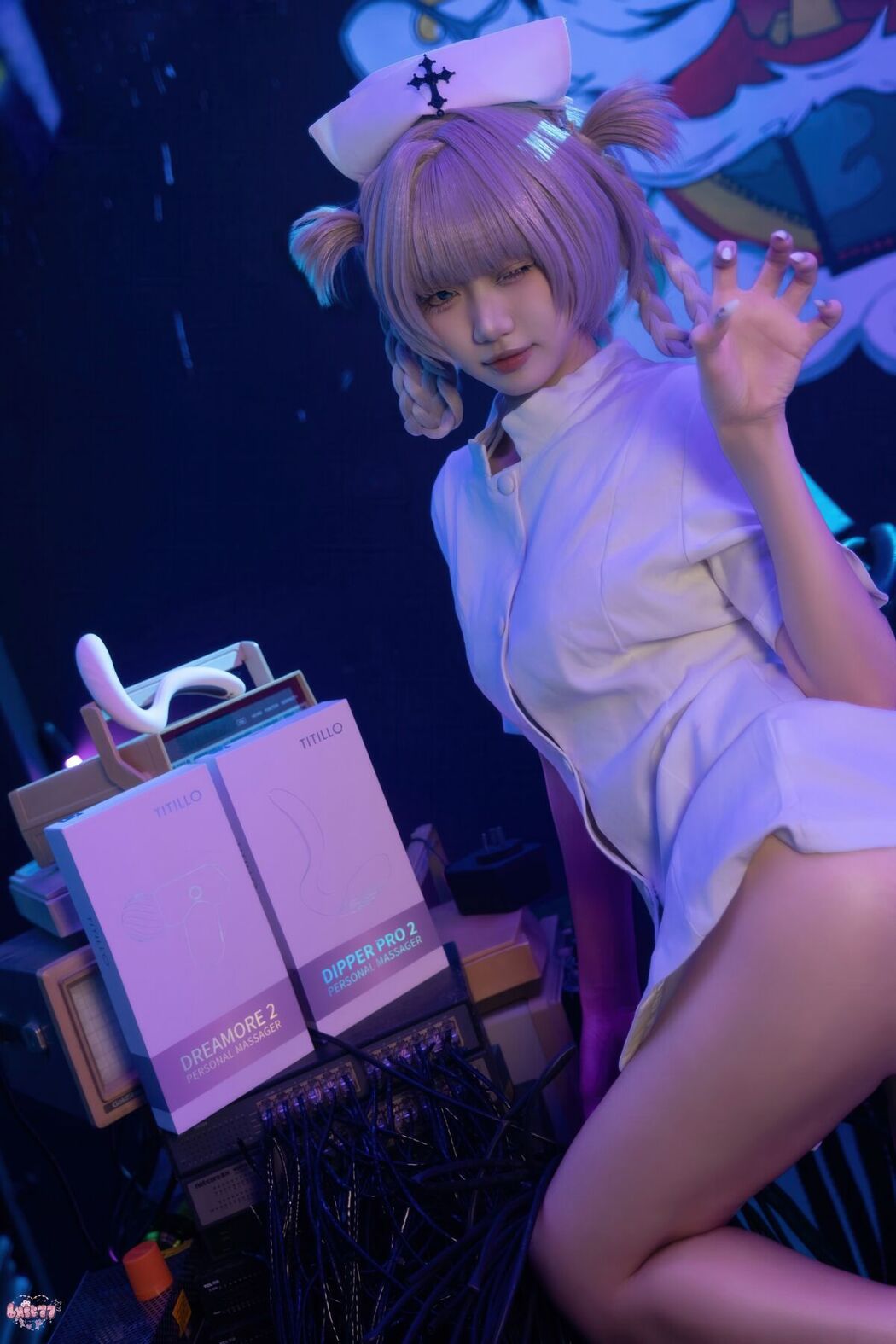 Coser@柒柒要乖哦 – 彻夜之歌 护士服小荠 Part02 (51P)