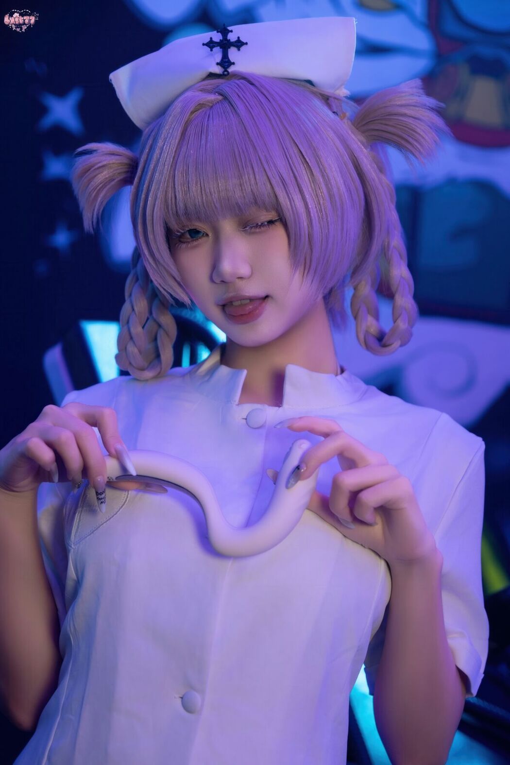 Coser@柒柒要乖哦 – 彻夜之歌 护士服小荠 Part02 (51P)