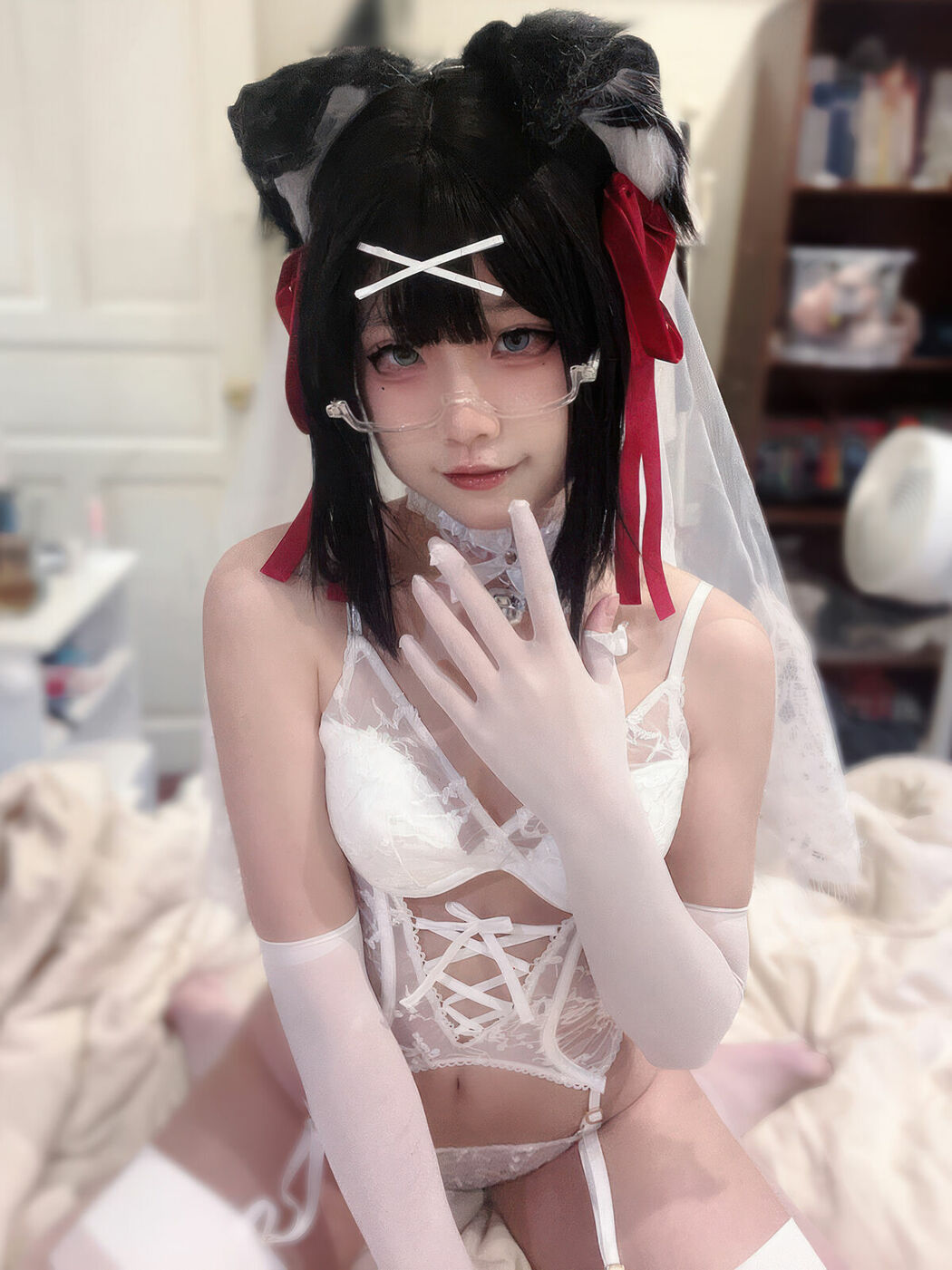 Coser@清水凪 – 小狗花嫁 (38P – 3V)