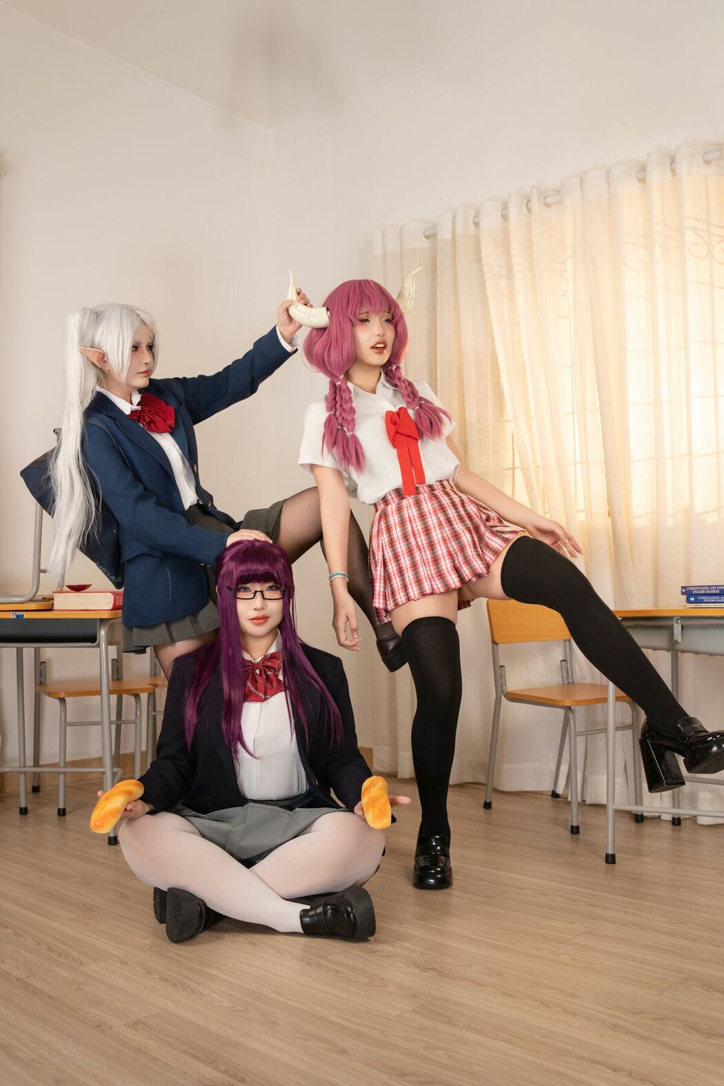 Coser@PuyPuy – Aura JK And 阿乌拉 JKAnd芙莉莲And菲伦 Part01 (69P – 29V)