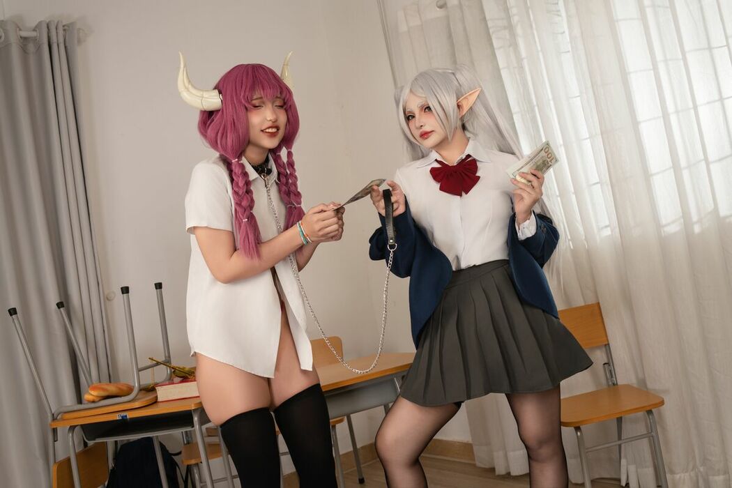 Coser@PuyPuy – Aura JK And 阿乌拉 JKAnd芙莉莲And菲伦 Part01 (69P – 29V)