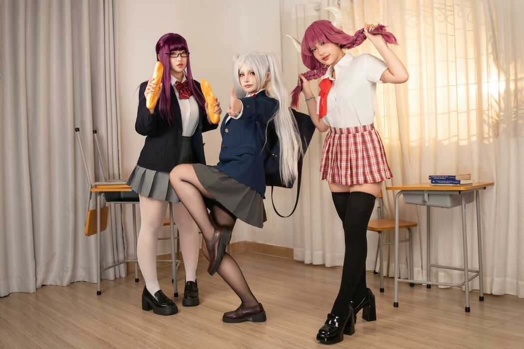 Coser@PuyPuy – Aura JK And 阿乌拉 JKAnd芙莉莲And菲伦 Part01 (69P – 29V)