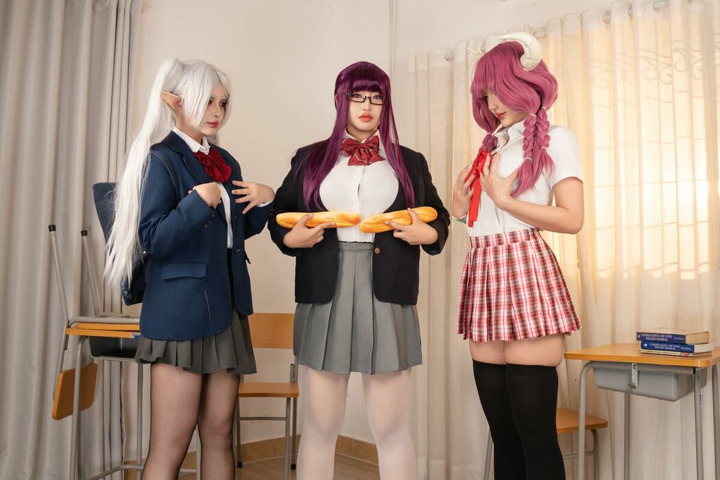 Coser@PuyPuy – Aura JK And 阿乌拉 JKAnd芙莉莲And菲伦 Part01 (69P – 29V)