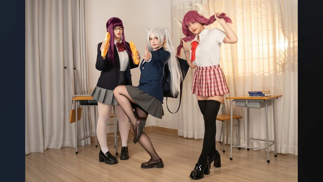 Coser@PuyPuy – Aura JK And 阿乌拉 JKAnd芙莉莲And菲伦 Part03 (69P)