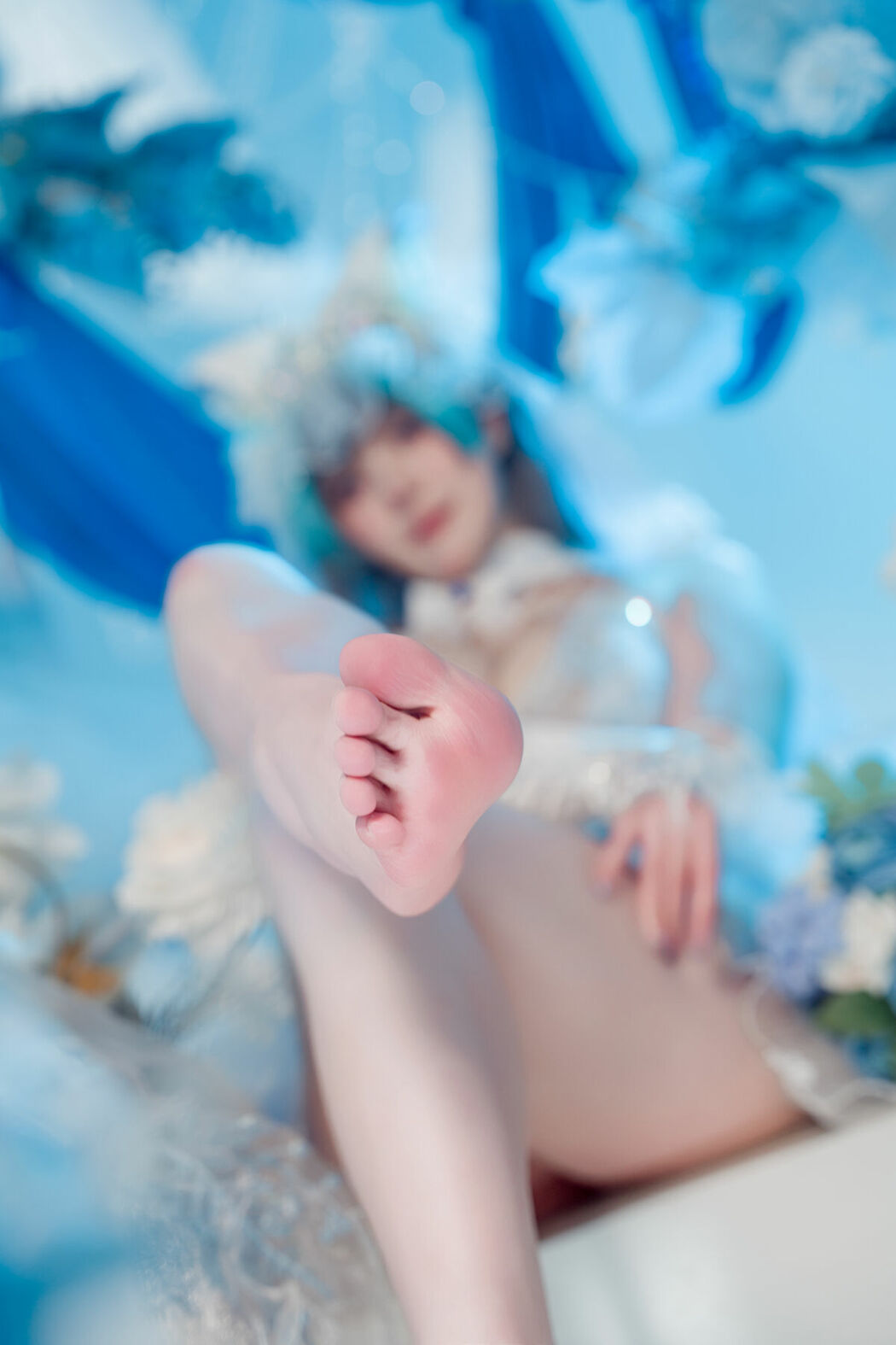 Coser@Natsuko夏夏子 – 碧蓝航线 柴郡婚纱 (71P)