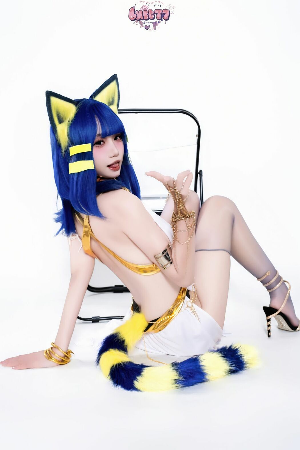 Coser@柒柒要乖哦 – 埃及猫 (66P)