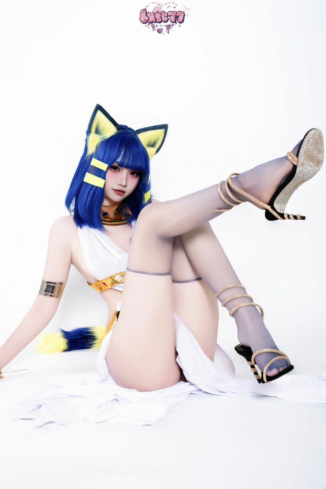Coser@柒柒要乖哦 – 埃及猫 (66P)