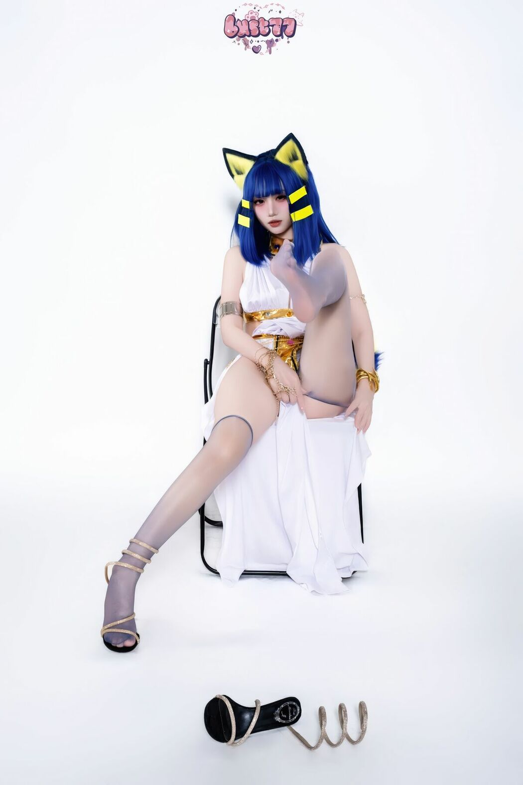Coser@柒柒要乖哦 – 埃及猫 (66P)