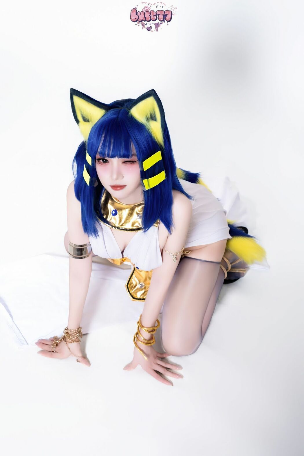 Coser@柒柒要乖哦 – 埃及猫 (66P)