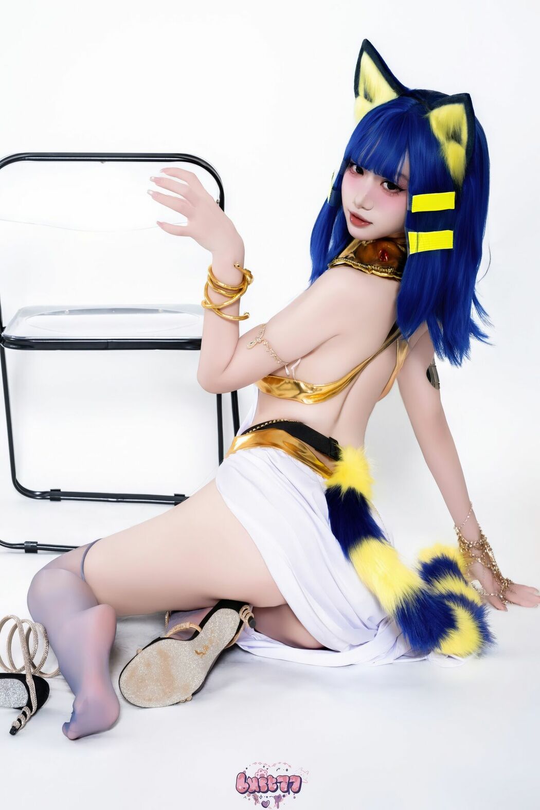 Coser@柒柒要乖哦 – 埃及猫 (66P)
