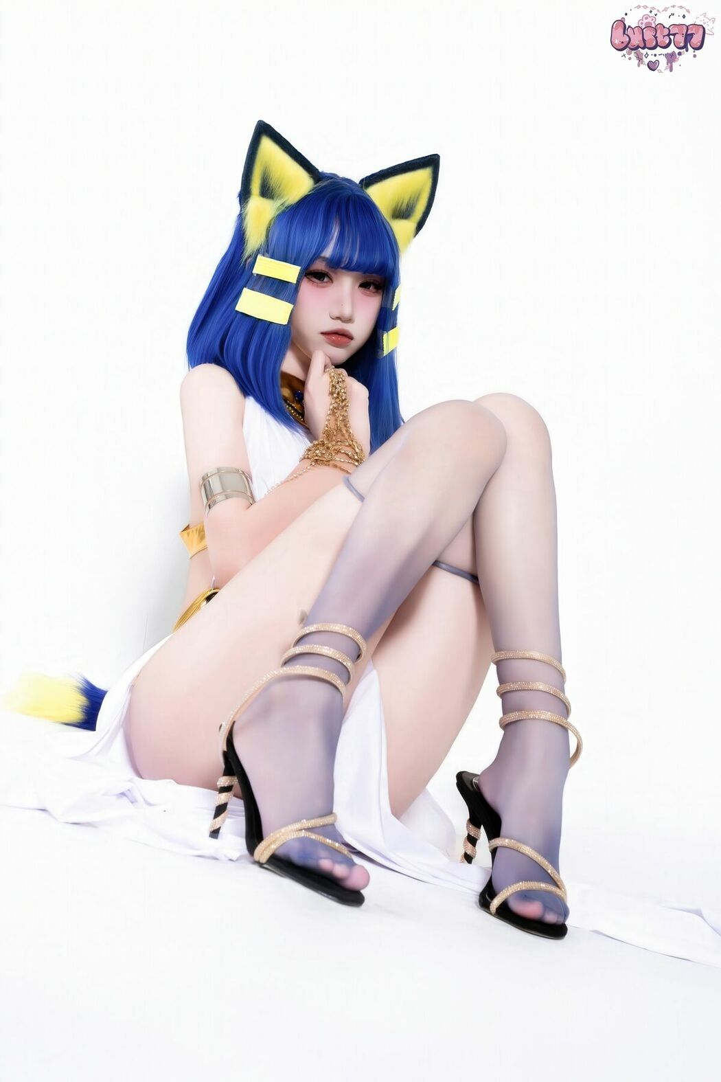 Coser@柒柒要乖哦 – 埃及猫 (66P)