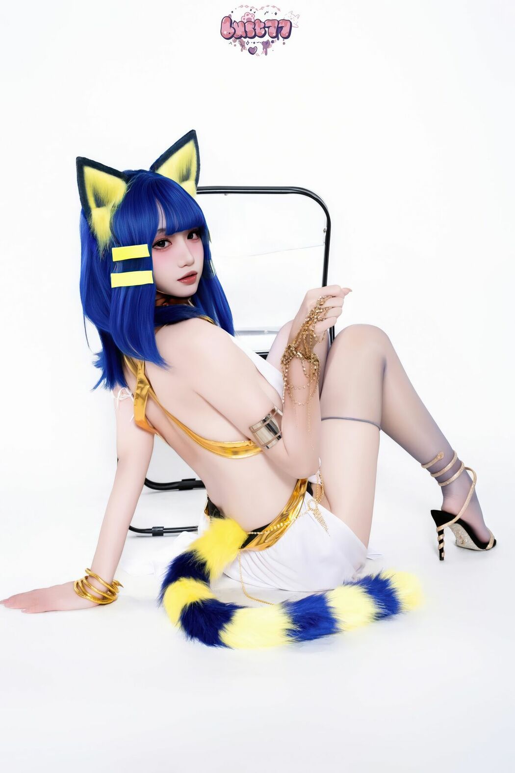 Coser@柒柒要乖哦 – 埃及猫 (66P)