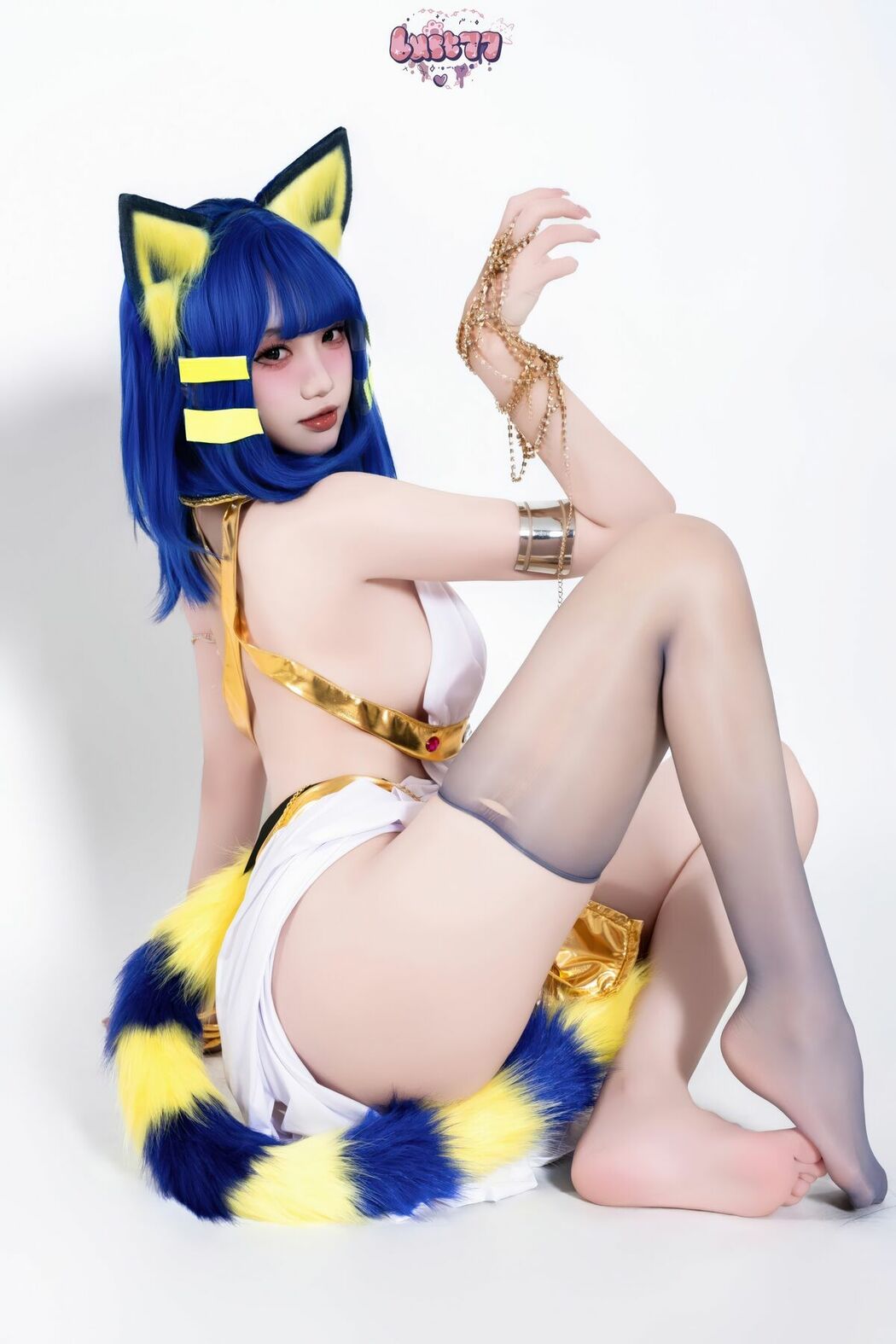 Coser@柒柒要乖哦 – 埃及猫 (66P)