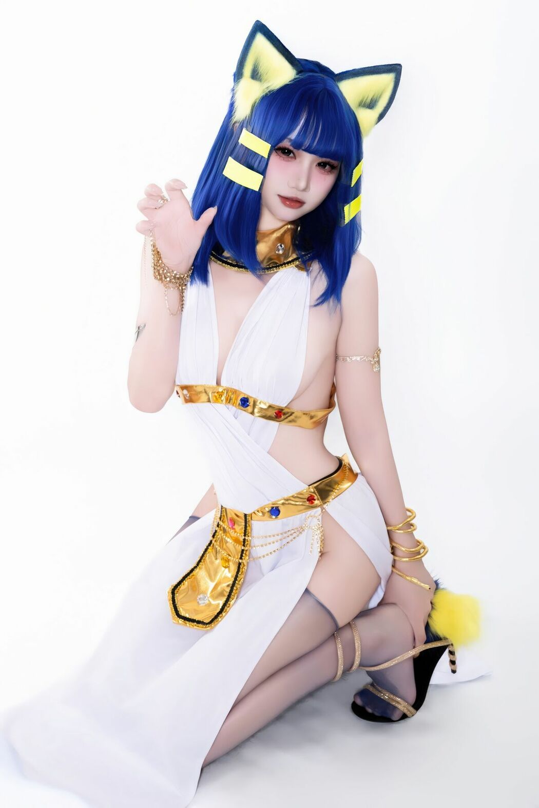 Coser@柒柒要乖哦 – 埃及猫 (66P)