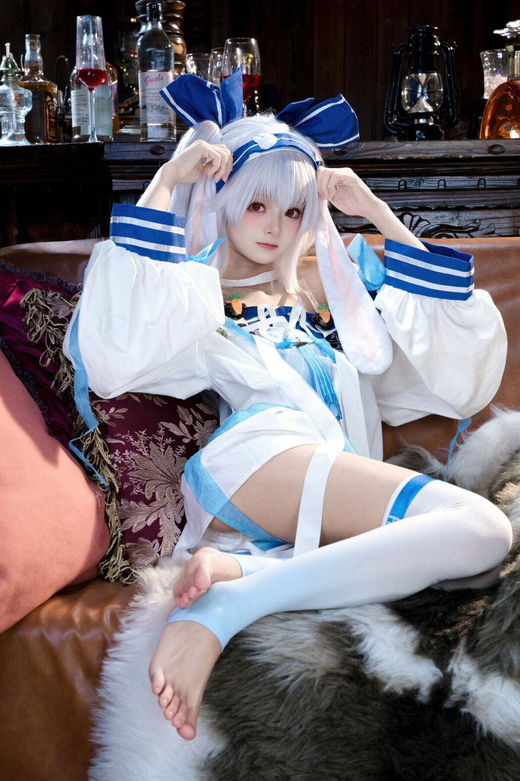 Coser@九柒喵 – 碧蓝航线 拉菲ll (47P)