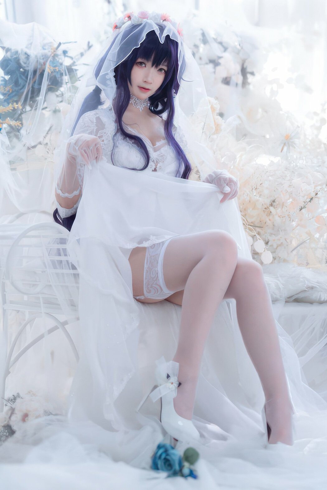 Coser@樱落酱w – 碧蓝航线 吾妻花嫁 (20P) Cover Photo