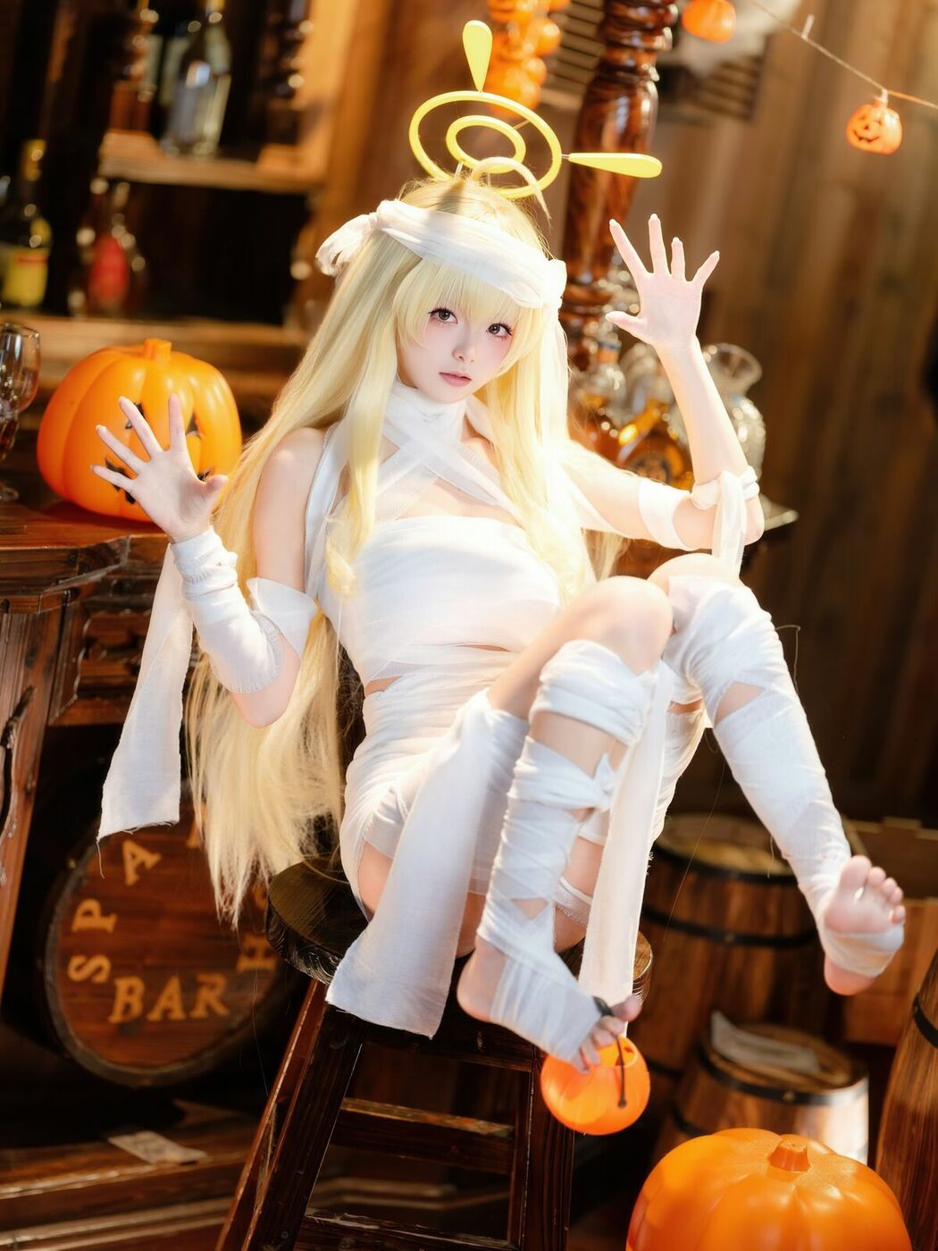 Coser@九柒喵 – 好美＆妃咲万圣节 (52P)