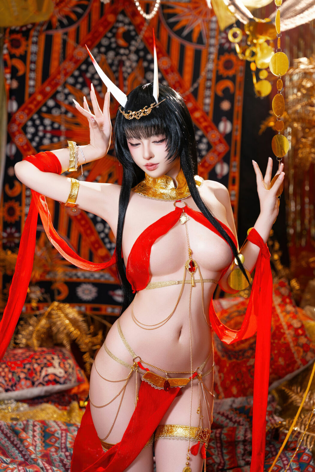 Coser@清水由乃 – 碧蓝航线 能代舞娘 (60P)