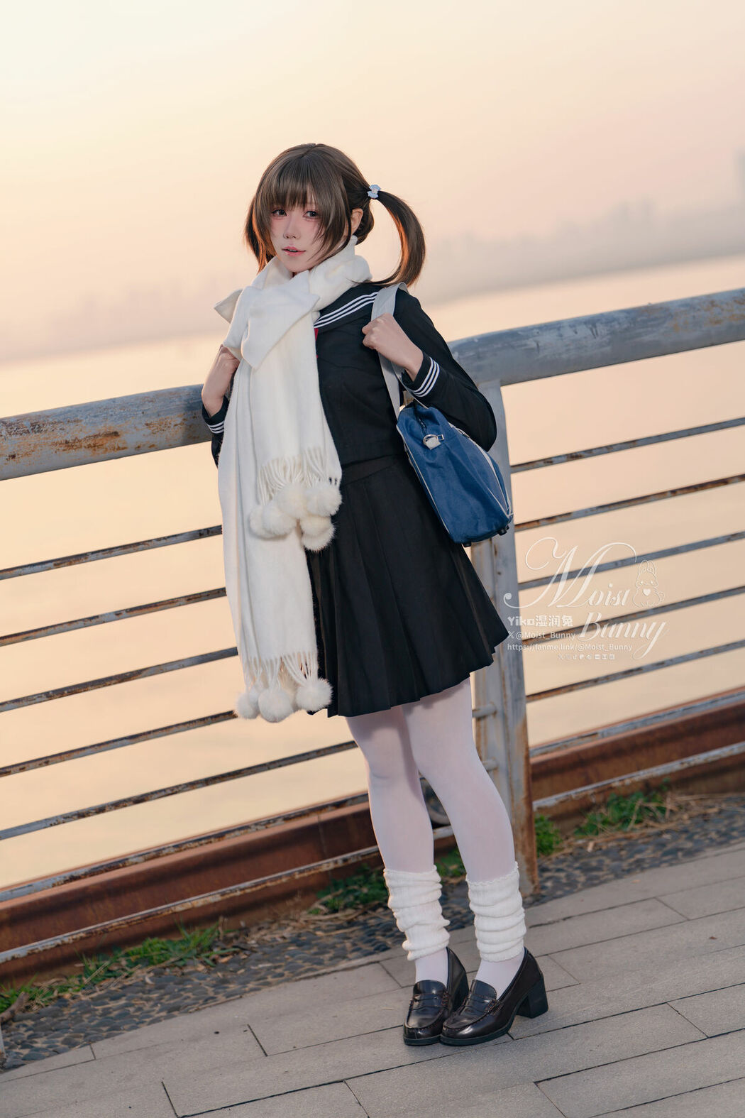 Coser@黏黏团子兔 – 2026年02月作品 放课后の归路 Part01 (62P – 2V)