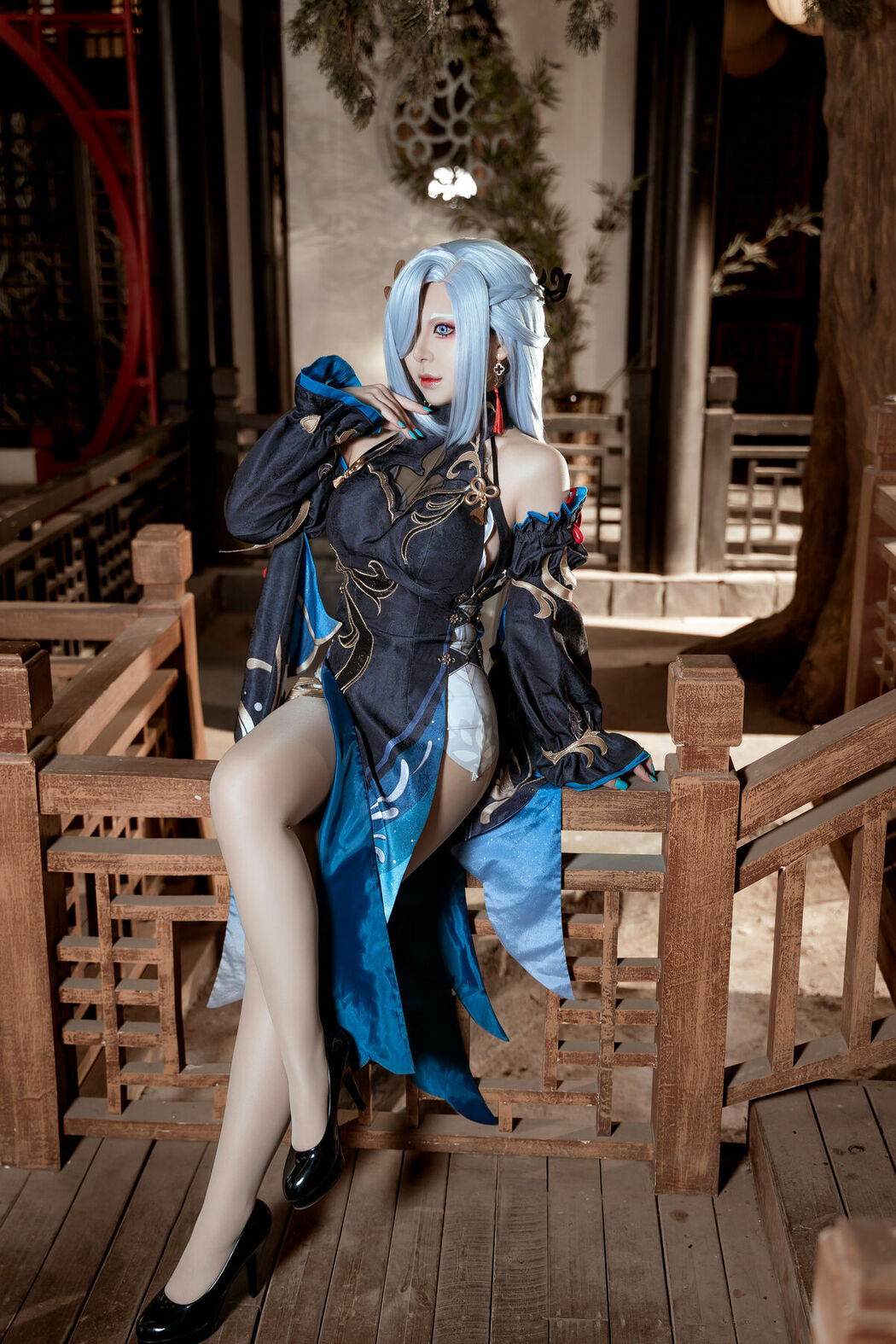 Coser@虎森森 – 原神 申鹤 冷花幽露 (36P)