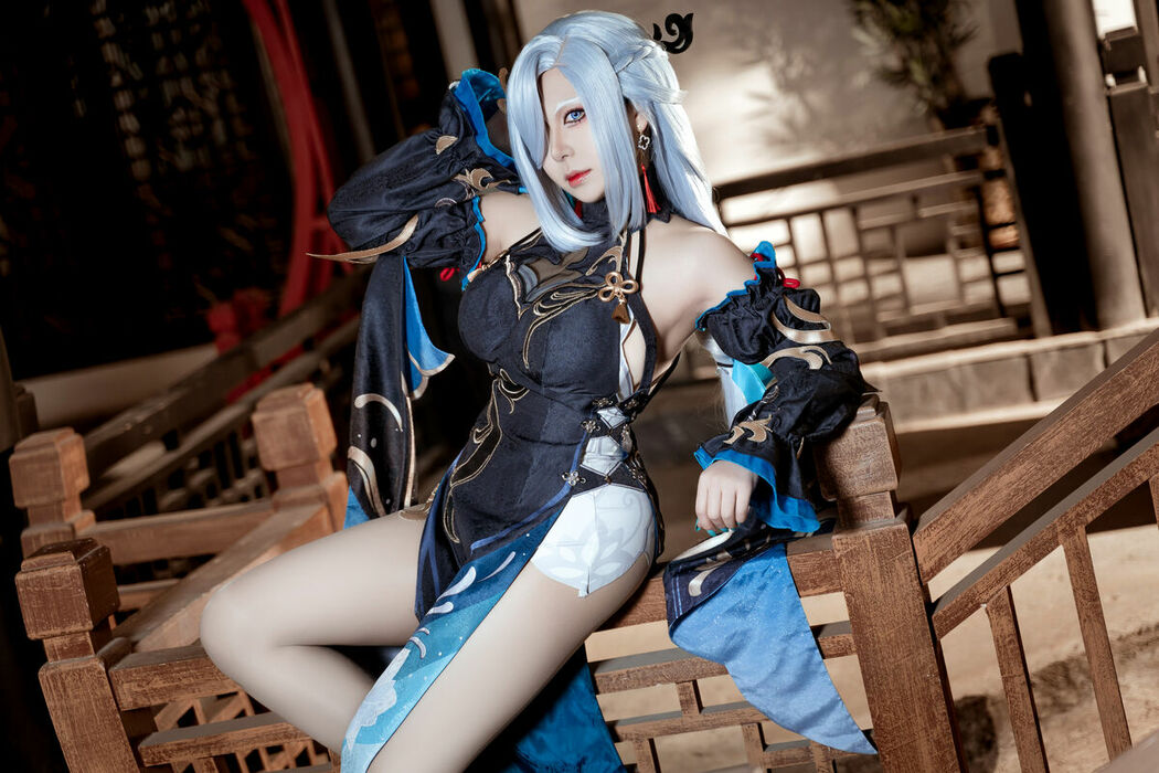 Coser@虎森森 – 原神 申鹤 冷花幽露 (36P)