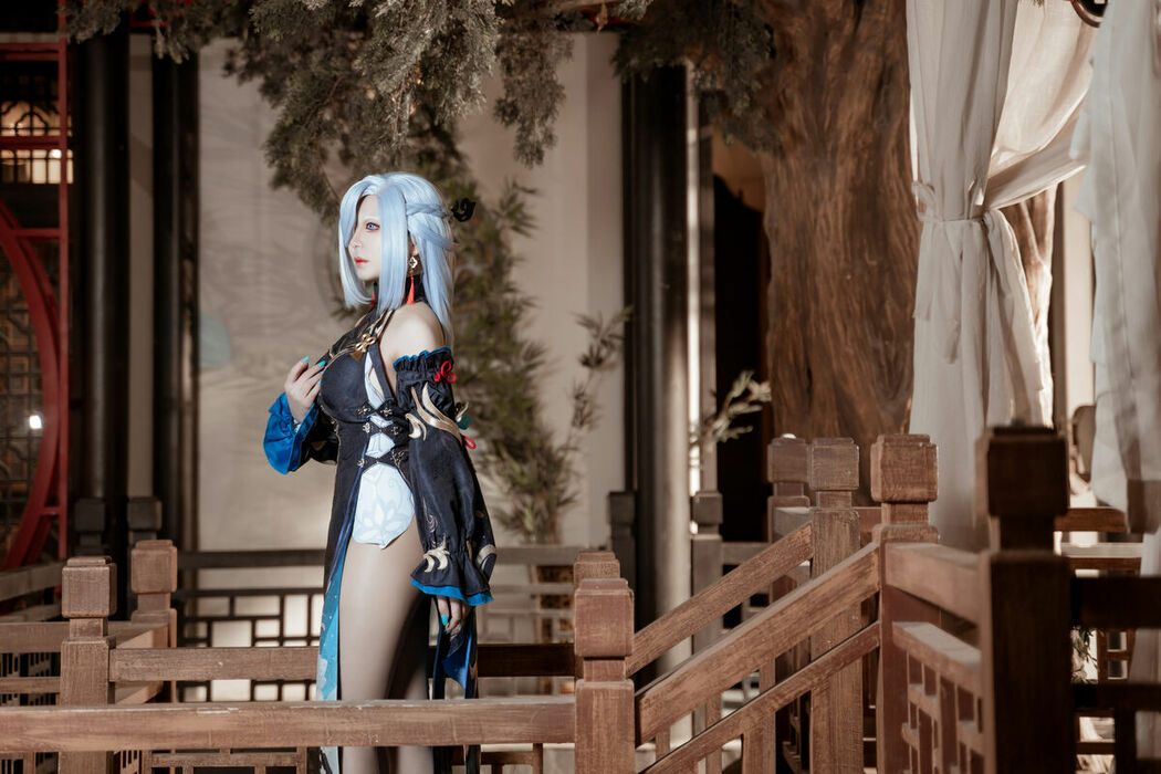 Coser@虎森森 – 原神 申鹤 冷花幽露 (36P)