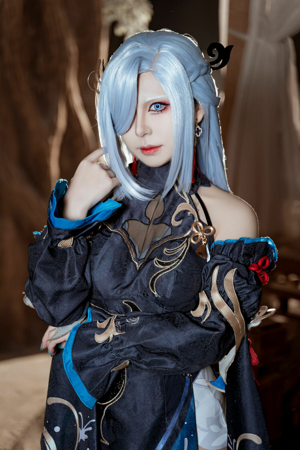 Coser@虎森森 – 原神 申鹤 冷花幽露 (36P)