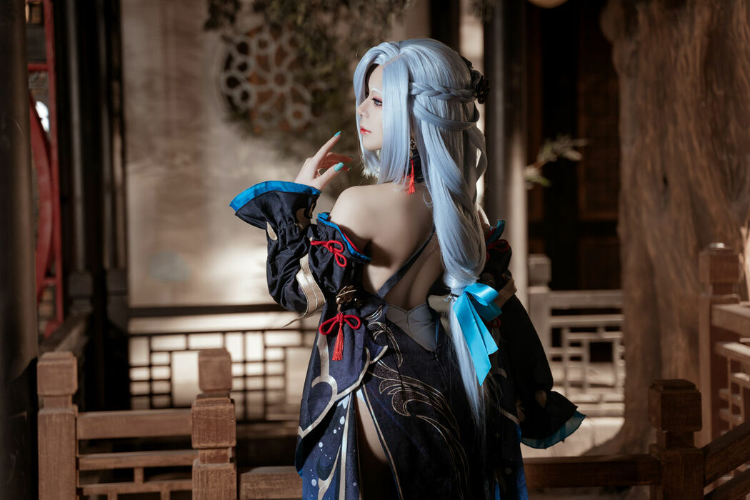 Coser@虎森森 – 原神 申鹤 冷花幽露 (36P)