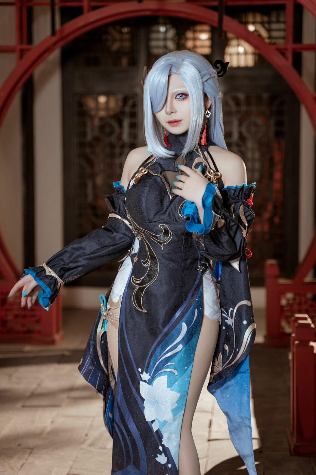 Coser@虎森森 – 原神 申鹤 冷花幽露 (36P)