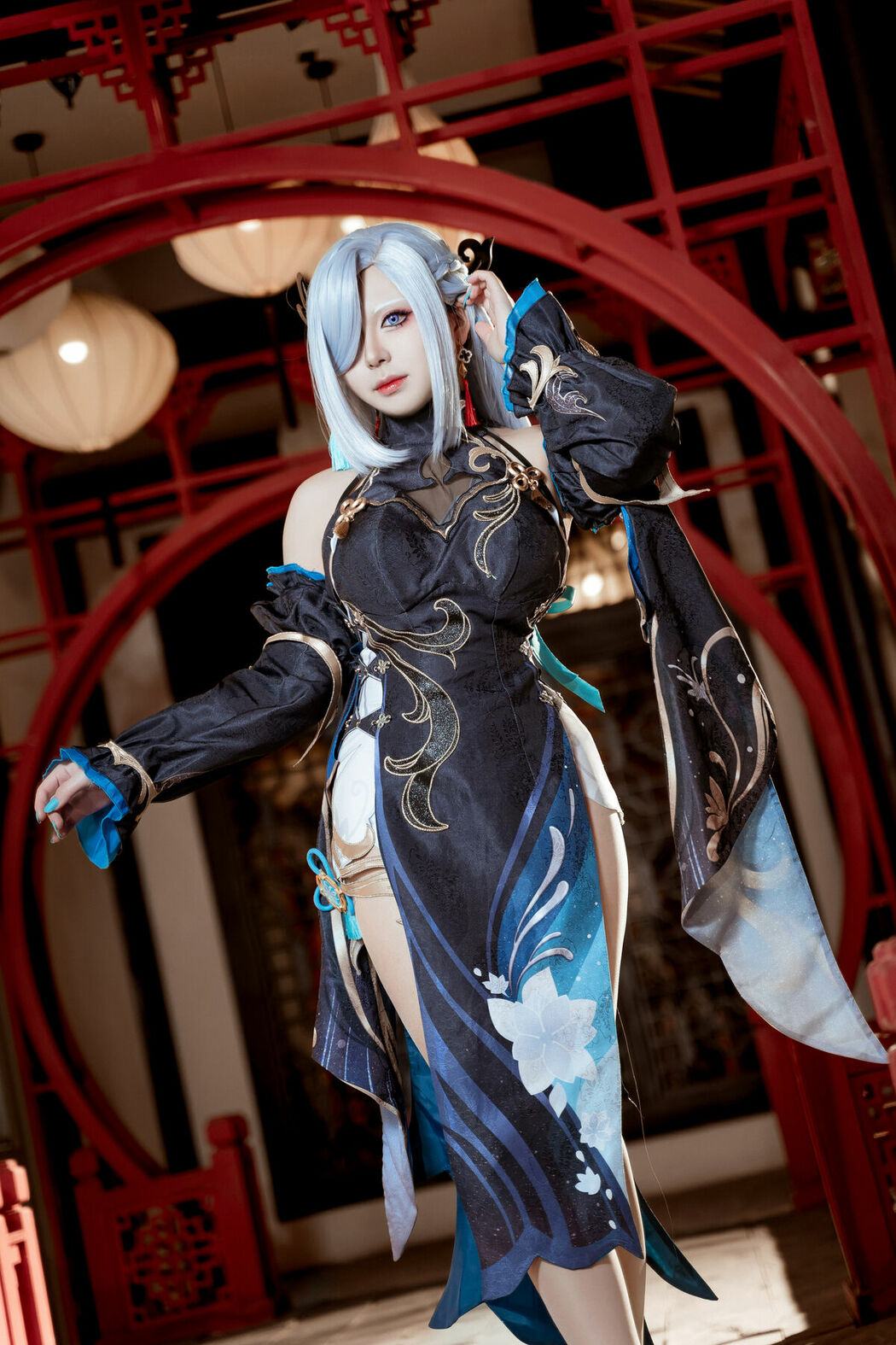 Coser@虎森森 – 原神 申鹤 冷花幽露 (36P)