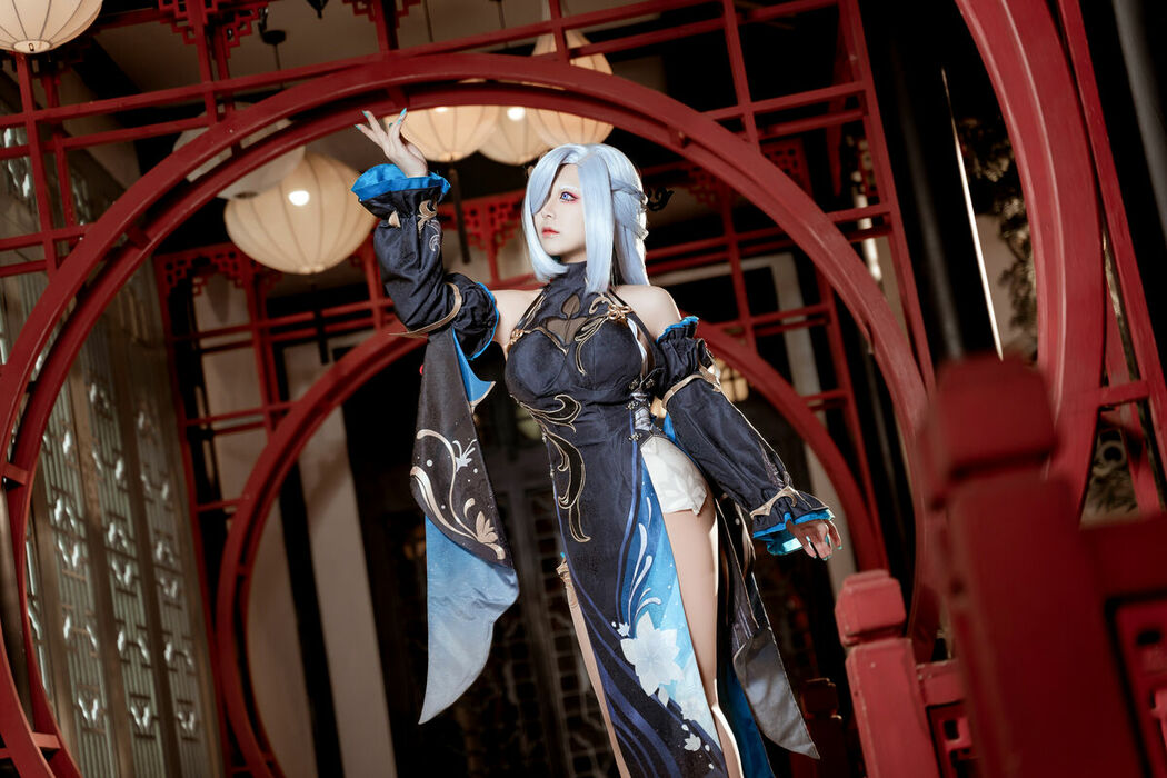 Coser@虎森森 – 原神 申鹤 冷花幽露 (36P)