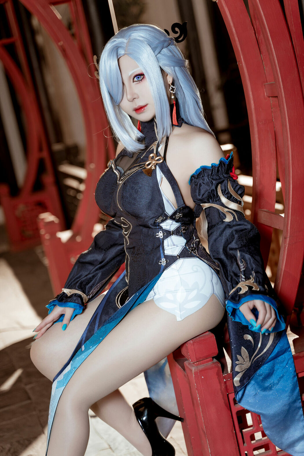 Coser@虎森森 – 原神 申鹤 冷花幽露 (36P)