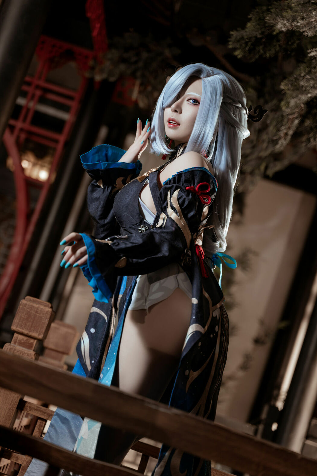 Coser@虎森森 – 原神 申鹤 冷花幽露 (36P)