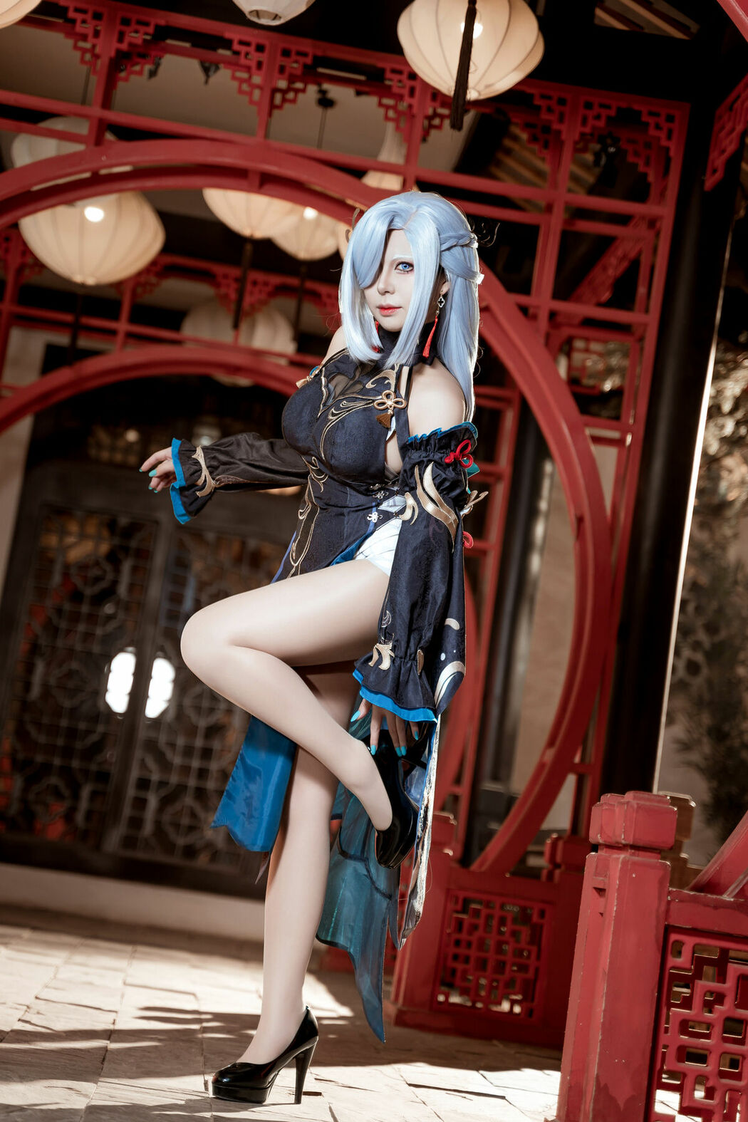 Coser@虎森森 – 原神 申鹤 冷花幽露 (36P)