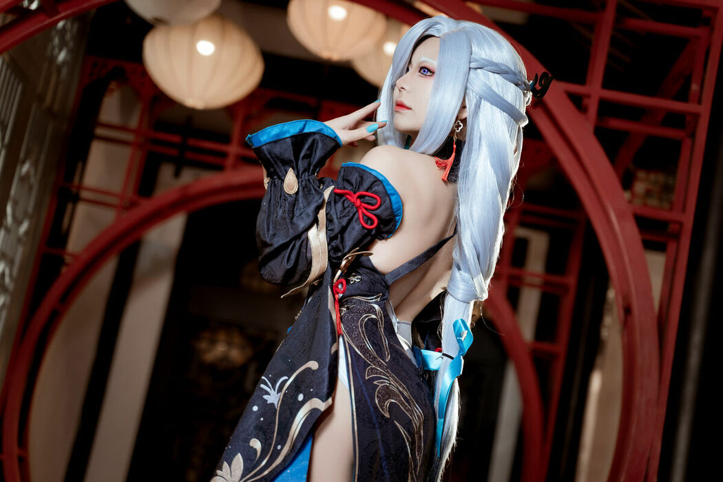 Coser@虎森森 – 原神 申鹤 冷花幽露 (36P)