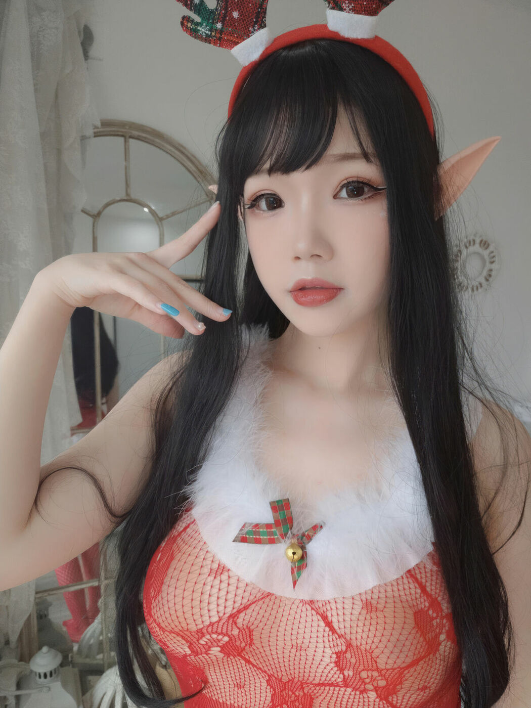 Coser@雪晴Astra – 圣诞节自拍 Part01 (71P)
