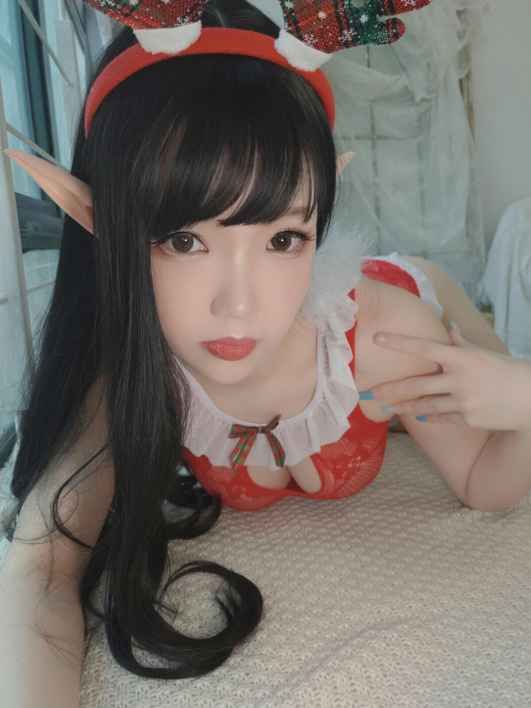 Coser@雪晴Astra – 圣诞节自拍 Part01 (71P)