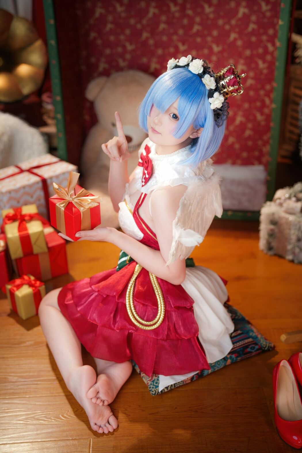 Coser@Seele麦麦 – 蕾姆 圣诞物语 (64P)