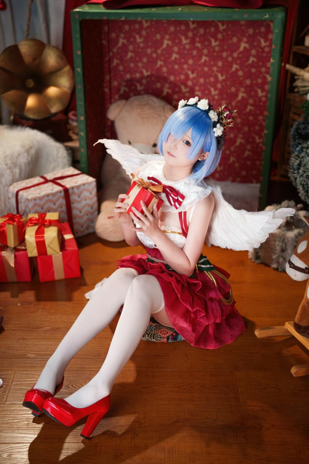 Coser@Seele麦麦 – 蕾姆 圣诞物语 (64P)
