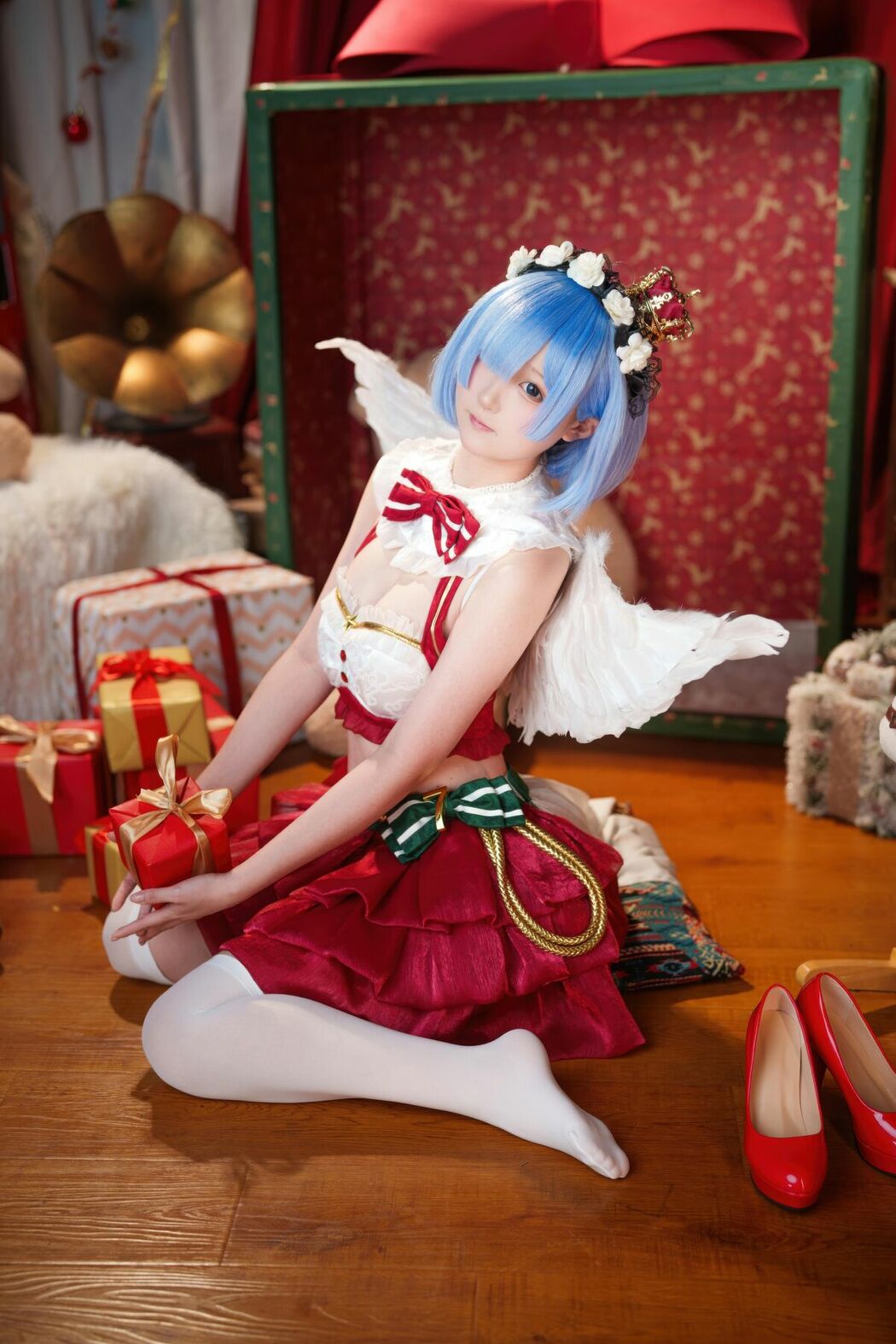 Coser@Seele麦麦 – 蕾姆 圣诞物语 (64P)