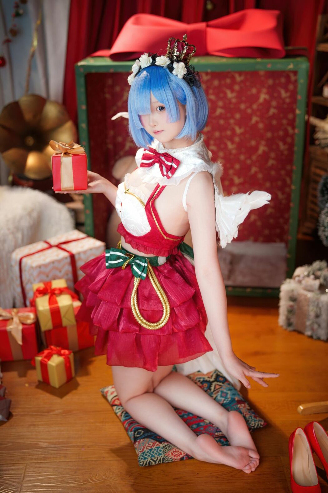 Coser@Seele麦麦 – 蕾姆 圣诞物语 (64P)