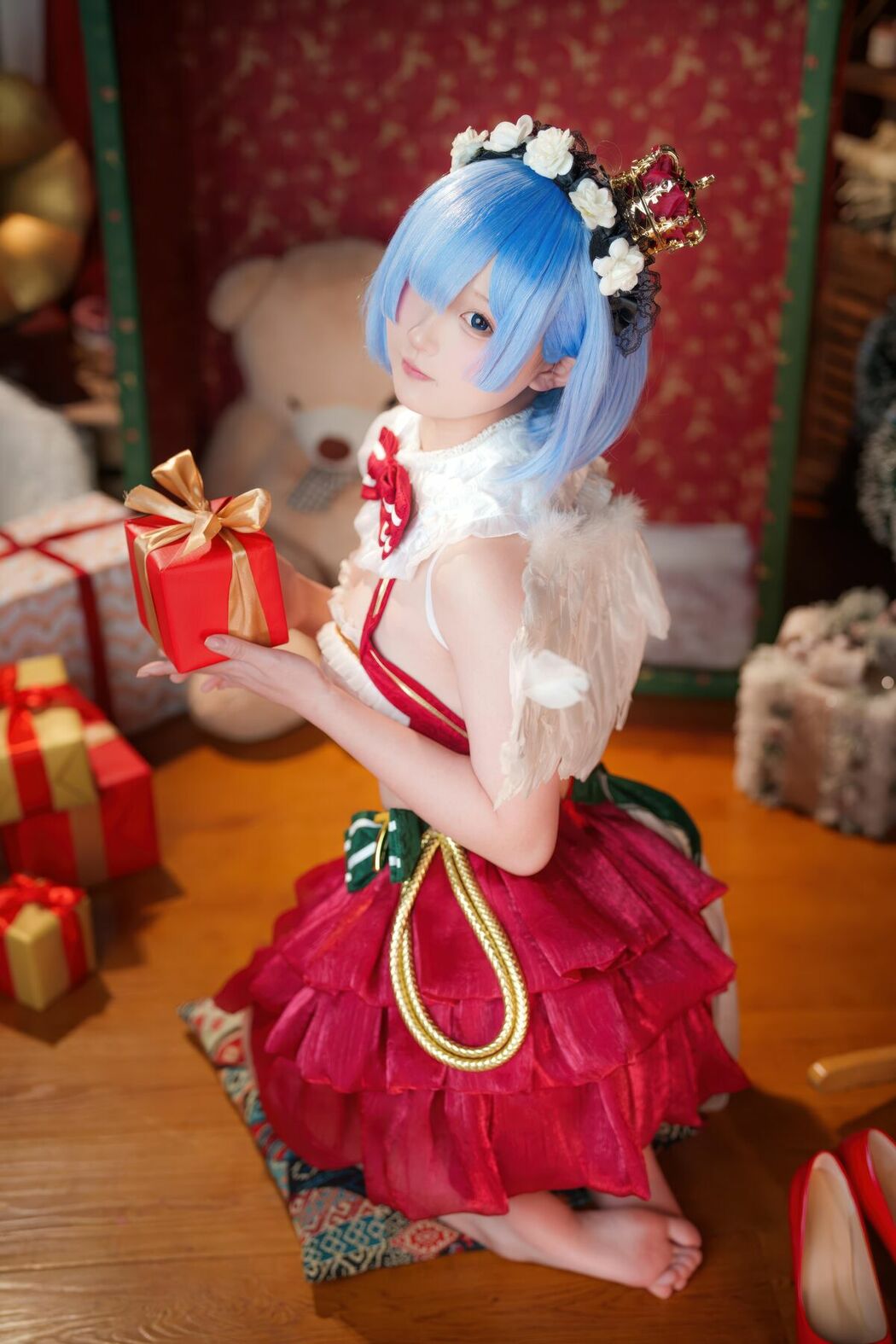 Coser@Seele麦麦 – 蕾姆 圣诞物语 (64P)