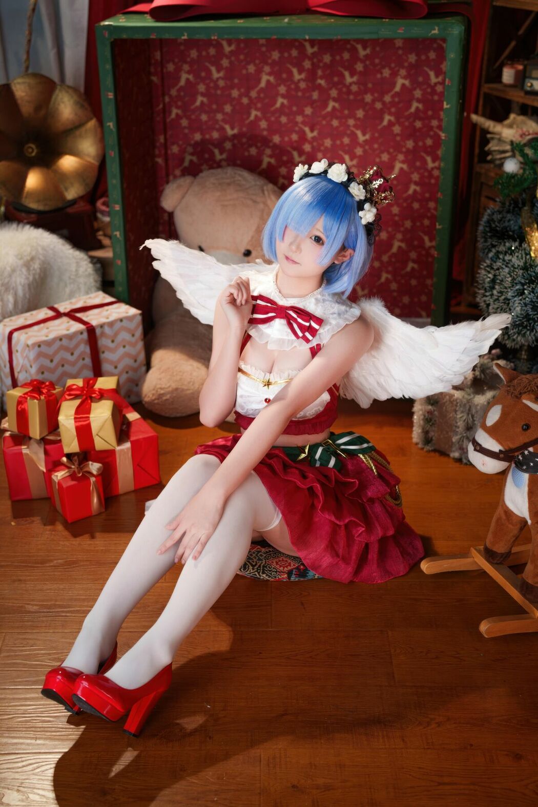 Coser@Seele麦麦 – 蕾姆 圣诞物语 (64P)