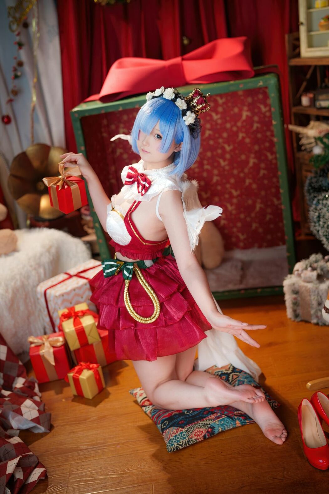 Coser@Seele麦麦 – 蕾姆 圣诞物语 (64P)