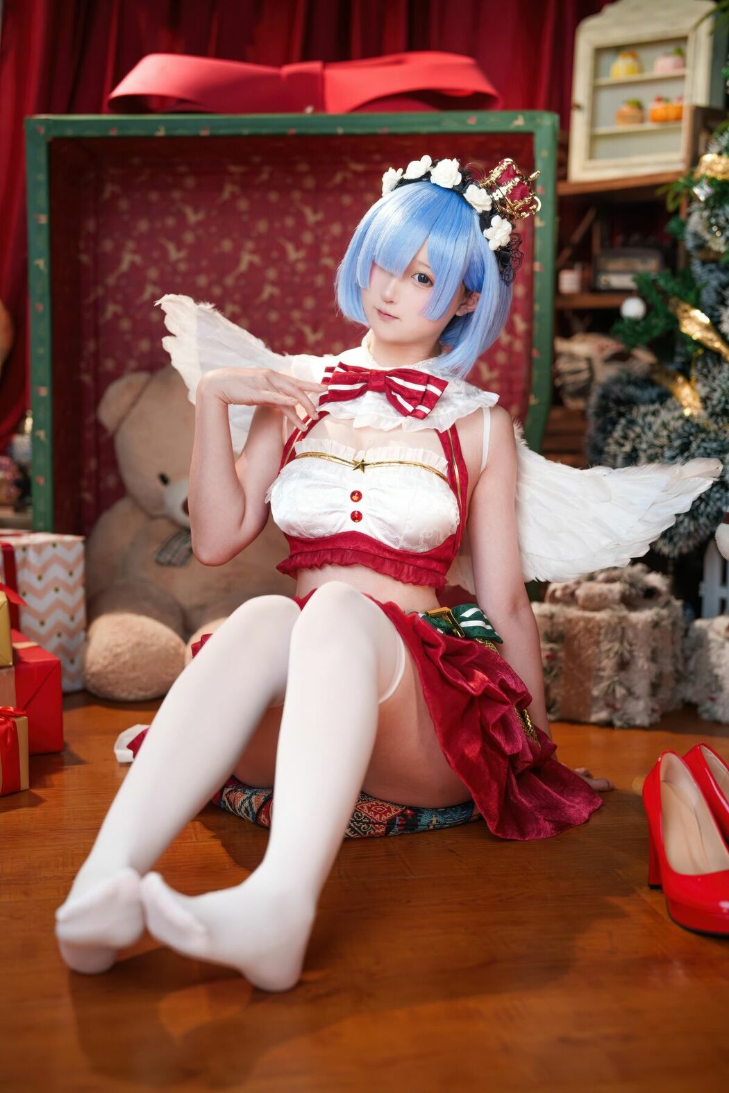 Coser@Seele麦麦 – 蕾姆 圣诞物语 (64P)