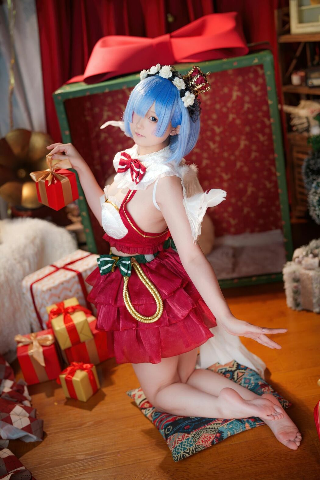Coser@Seele麦麦 – 蕾姆 圣诞物语 (64P)