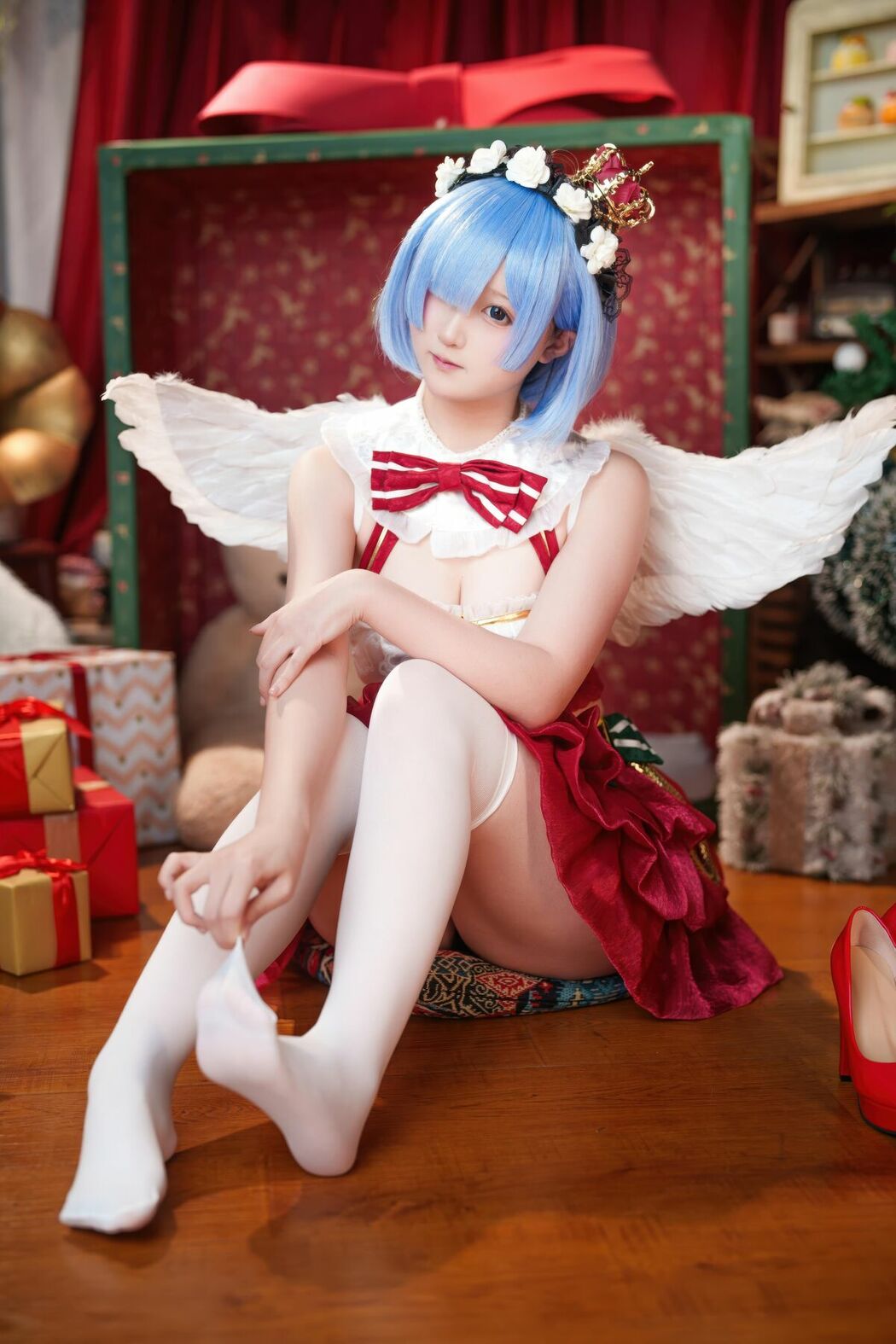 Coser@Seele麦麦 – 蕾姆 圣诞物语 (64P)