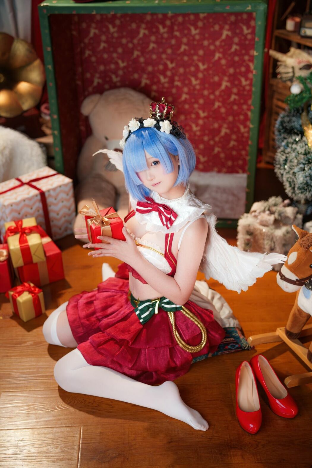 Coser@Seele麦麦 – 蕾姆 圣诞物语 (64P)
